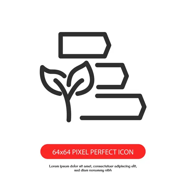 Energieverbruik Niveau Overzicht Pictogram Pixel Perfect Goed Voor Web Mobiele — Stockvector