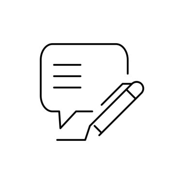 Web sitesi veya mobil uygulama için ince taslak simgesini incele