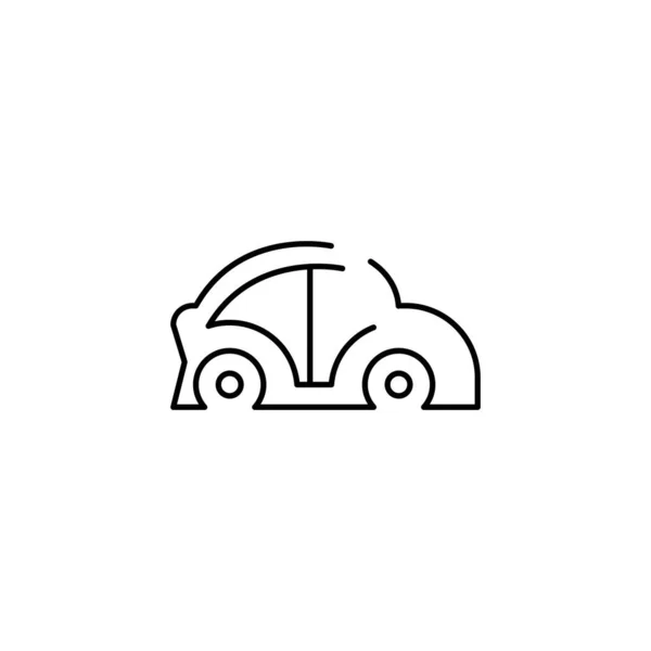 Obrys Vozu Tenká Ikona Symbol Rovnováhy Dobré Pro Web Mobilní — Stockový vektor