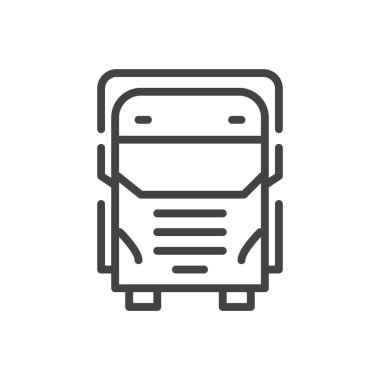 kamyon ana hatları piksel ağ ve mobil için mükemmel