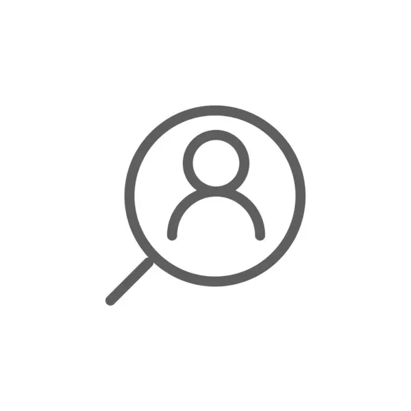 Icon Pixel Für Personalumrisse Perfekt Für Website Oder Mobile App — Stockvektor