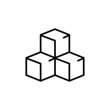 Web sitesi veya mobil uygulama için uygun glikoz ana hatlı ince vektör tasarımı