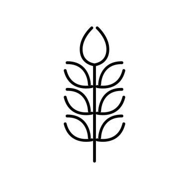 karbonhidrat ana hatları ikon ince vektör tasarımı web sitesi veya mobil uygulama için uygundur