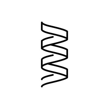 protein ana hatları ince vektör tasarımı web sitesi veya mobil uygulama için iyi