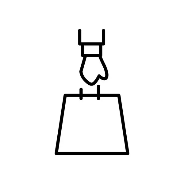 Simbolo Del Segno Consegna Del Take Away Design Grafico Dell — Vettoriale Stock
