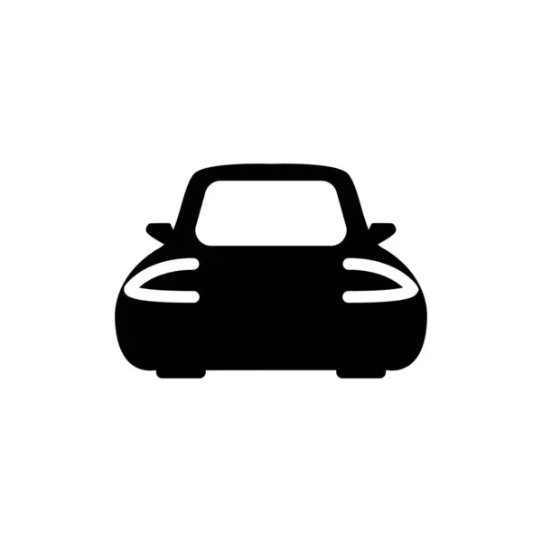 Electric Car Solid Icon Vector Design Good Website Mobile App — Image vectorielle