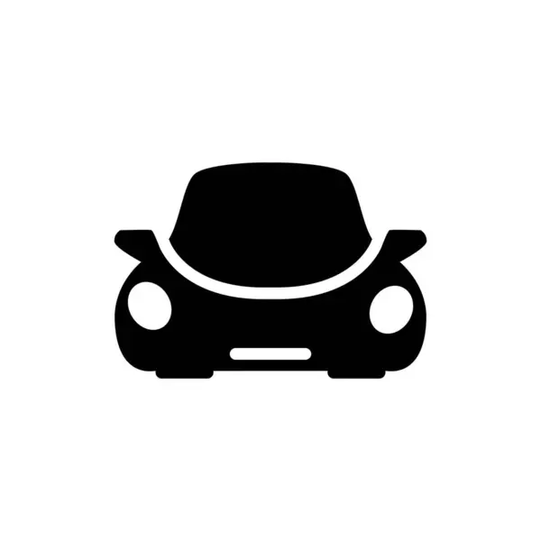 Electric Car Solid Icon Vector Design Good Website Mobile App — 图库矢量图片