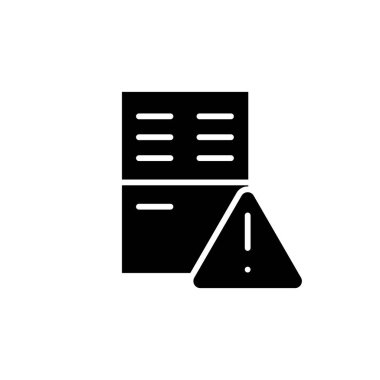 Benzin istasyonu katı simge vektör tasarımı için atention web sitesi ve mobil uygulama için uygundur