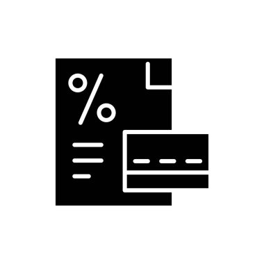 İnternet sitesi ve mobil uygulama için kredi kartı sağlam simge vektör tasarımı