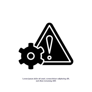 bakım katı ikon vektör tasarımı web ve mobil uygulama için iyi