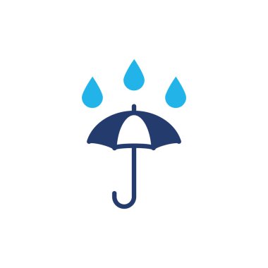 Su geçirmez konsept renkli ikon vektör tasarımı web ve mobil uygulama için iyi