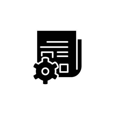 Katı simge vektör tasarımının web veya mobil uygulama için iyi olduğunu rapor et