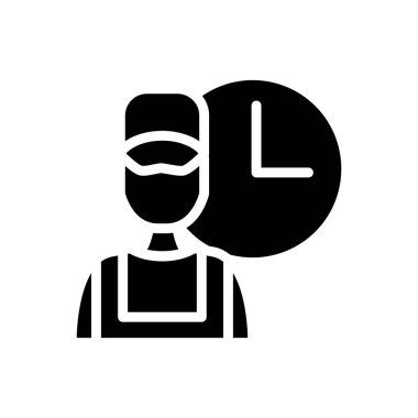 Mühendislik hizmeti katı simge vektör tasarımı web ya da mobil uygulama için iyi