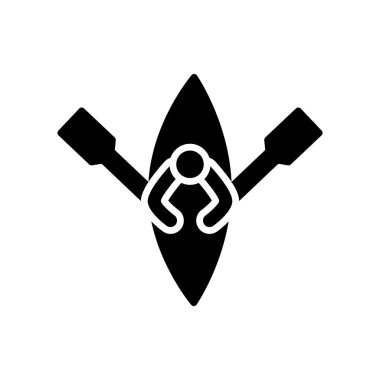 Kano katı simge vektör tasarımı web veya mobil uygulama için uygun