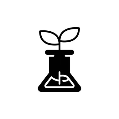 organik gübre katı ikon vektör tasarımı web veya mobil uygulama için iyidir