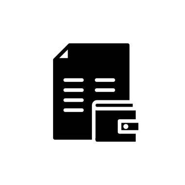 ödeme kaydı sağlam simge vektör tasarımı web veya mobil uygulama için iyi