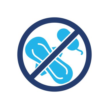 Kadınsı hijyenik ped ve tampon renkli ikon vektör tasarımı atmayın. Web ya da mobil uygulama için uygun