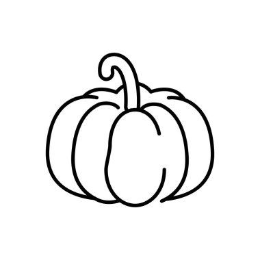 kabak ince dış hat ikon vektör tasarımı web veya mobil uygulama için uygundur