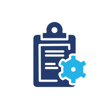 Teknik rapor renkli ikon vektör tasarımı web veya mobil uygulama için iyi