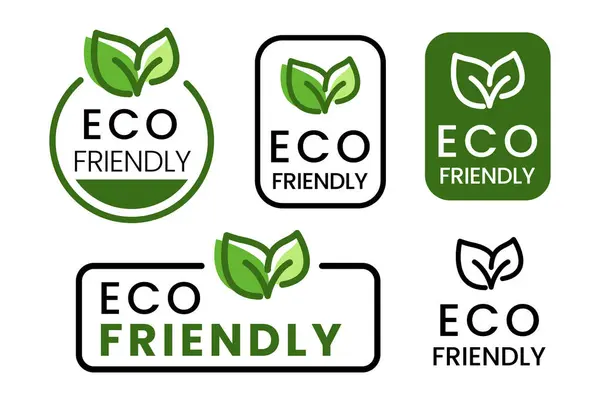ekoloji dostu işaret vektör tasarımı ürün bilgisi için iyi