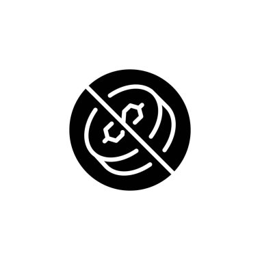 Nakit sağlam bir ikon yok. Vergisiz simge katı vektör tasarımı web veya mobil uygulama için iyidir