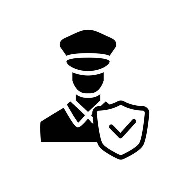 Katı simge vektör tasarımı web ya da mobil uygulama için iyi