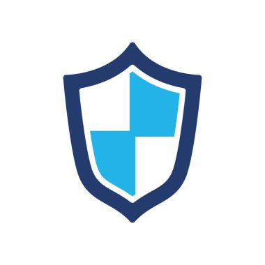 Antivirüs renkli simge vektör tasarımı web ya da mobil uygulama için iyi