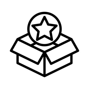 bonus ana hatlı ikon vektör tasarımı web ya da mobil uygulama için iyi