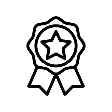 ödül ana hatları ikon vektör tasarımı web veya mobil uygulama için iyi