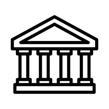 kamu idaresi ana hatları simge vektör tasarımı web veya mobil uygulama için iyidir