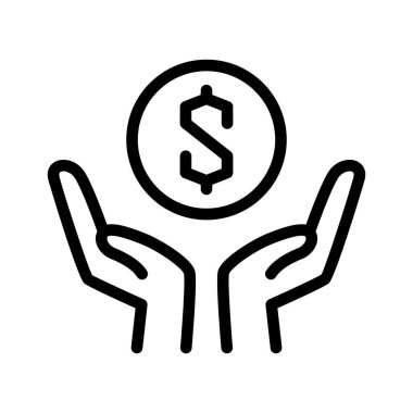 Tasarruf ana hatları ikon vektör tasarımı web veya mobil uygulama için iyi