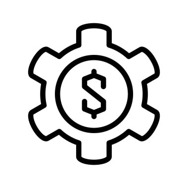 finansal yönetim ana hatları ikon vektör tasarımı web ya da mobil uygulama için iyi