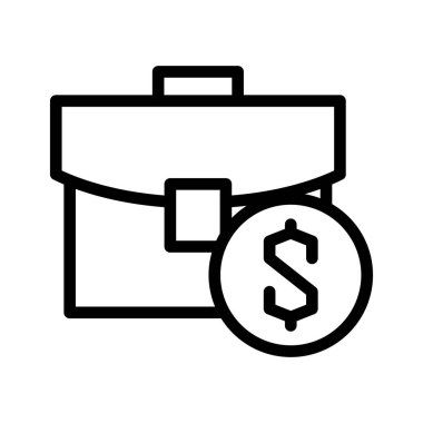 finansal portföy ana hatları ikon vektör tasarımı web veya mobil uygulama için uygundur