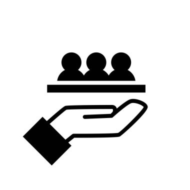 Sosyal servis katı simge vektör tasarımı web veya mobil uygulama için iyi