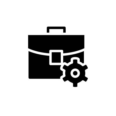 Çalışma katı simgesi vektör tasarımı web ya da mobil uygulama için iyi