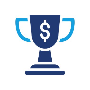 ödül parası renkli simge vektör tasarımı web veya mobil uygulama için iyi