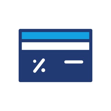 Kredi kartı renkli ikon vektör tasarımı web veya mobil uygulama için iyi