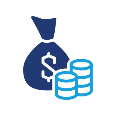 Ekonomi renkli ikon vektör tasarımı web veya mobil uygulama için iyi