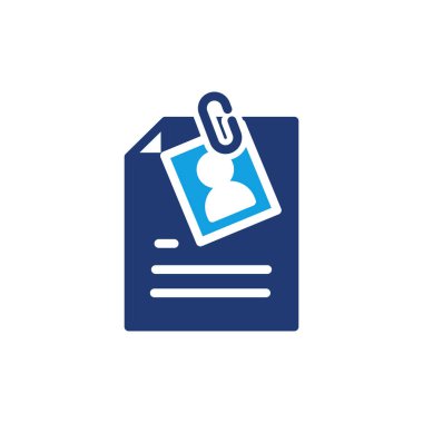 belge eklentisi iş vektör tasarımının simgesi web ya da mobil uygulama için iyi