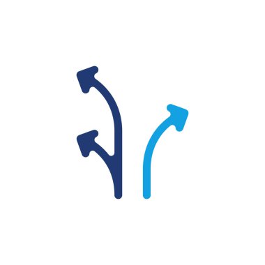 hedef renkli simge vektör tasarımı web ya da mobil uygulama için iyi