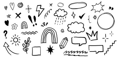 El çizimi vektör illüstrasyon tasarımı grafik kaynağı için iyi