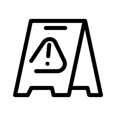 Slippery Surface Advisory outline icon vector design good for web or mobile app