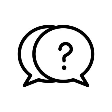 asking Concept outline icon vector design good for web or mobile app