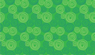 yeşil pürüzsüz basit çemberler