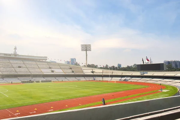 Uniwersytet Olympic Stadium Piłka Nożna Unam Meksyk — Zdjęcie stockowe