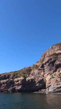 Bir uçurumdaki deniz feneri, Mazatlan Deniz feneri, Mazatlan, Sinaloa, Meksika