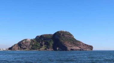 Bir uçurumdaki deniz feneri, Mazatlan Deniz feneri, Mazatlan, Sinaloa, Meksika