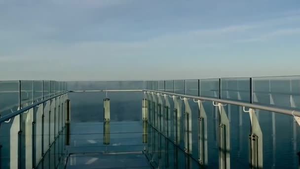 Mazatlan灯塔的玻璃桥 — 图库视频影像