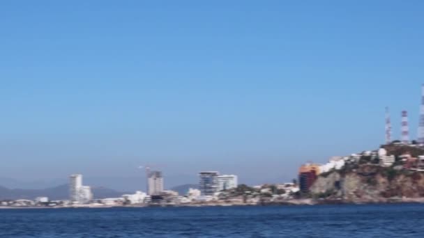 Playa White Rocky Mazatlán Sinaloa — Vídeo de stock