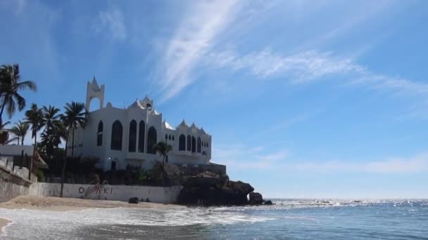 Mazatlan Sinaloa Mexiko Strand Und Valentinos — Stockvideo